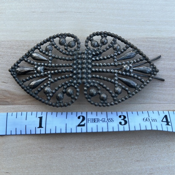 Miriam Haskell Vintage Hair Clip Signed main image 7